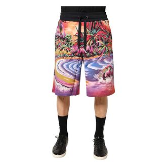 Dolce & Gabbana Long Shorts, male, Multicolor, Size: L Bermuda Shorts