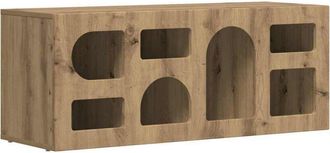 vidaXL Mueble De Tv Roble Artesanal 100 X 35 X 40 Cm Vidaxl