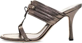 Dior Sandali in pelle 90mm - Argento