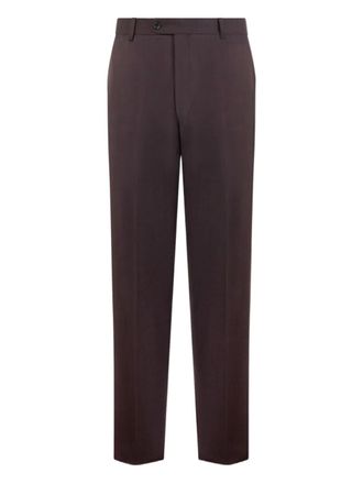 Brooks Brothers virgin-wool trousers - Purple