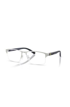 Ferrari 58mm Rectangle optical glasses in Grey at Nordstrom