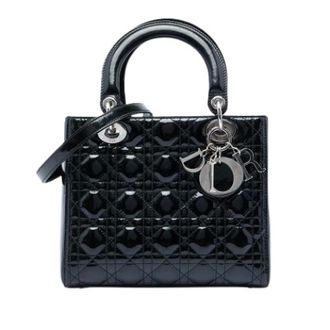 Dior Pre-owned Lady Dior - Dames - Pre-owned - Zwart - Maat: ONE Size Leer