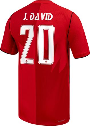 Nike Jonathan David Canada Soccer 2026 Match Home Nike Mens Dri-FIT ADV Soccer Jersey in Red | NN203945119-CAN