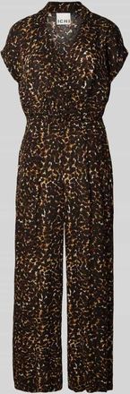 Ichi Jumpsuit aus Viskose Modell MARRAKECH in Black, Gr&ouml;&szlig;e XXL