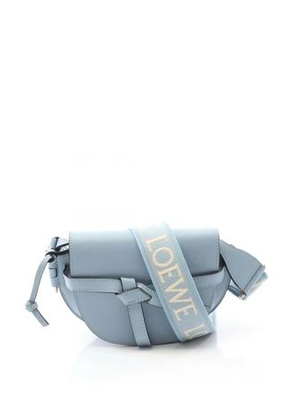 Loewe 2010-2025 Mini Leather Gate Dual Bag shoulder bag - Blue