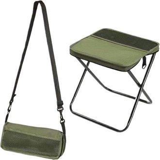 OEM Taburetes Plegables, Silla Plegable De Camping, Bolso De Hombro, Taburete Plegable De Camping, Se Puede Llevar Cruzado, Equipo De Pesca, Beige