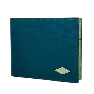 Cartier Green Leather Bill Wallet (Bi-Fold) (Pre-Owned)