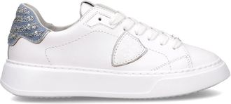 Philippe Model Temple Tennis Sneakers - Dames - Sneakers - Wit - 40 EU - Leer - Schoenen