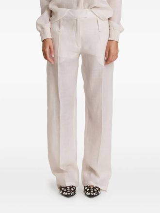 Pinko welt-pocket trousers - Neutrals