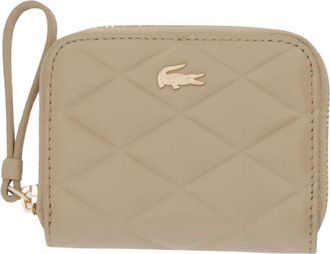 Lacoste Monedero Peque&ntilde;o de Piel Crocodelle - Accessories - Mujer - Beige - ONE SIZE