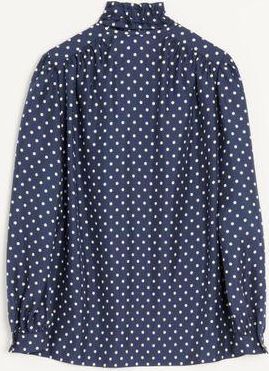 Valentino Camicia In Twill Motivo Plusdepois Donna NAVY/BETULLA 38