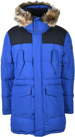 Paul & Shark Piumino Lungo - Heren - Winterjassen - Blauw - 3XL - Polyester - Jassen