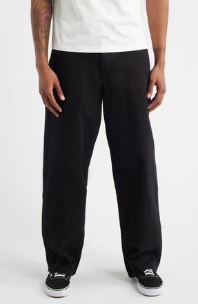 Vans Check-5 Baggy Jeans in Black at Nordstrom, Size 34