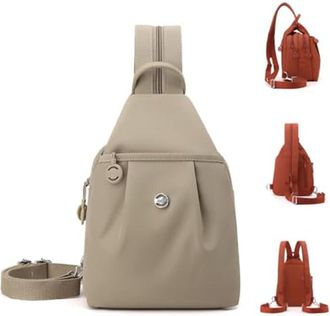 Generic 2025 Premium 3 in 1 Anti-Theft Travel Tote Bag for Women, Large Capacity/Oxford/Convertible Shoulder Travel Bag Backpack (Beige)