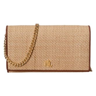 Ralph Lauren Cross Body Bags, female, Beige, Size: ONE SIZE Adair Ii-Wallet On A Chain-Large