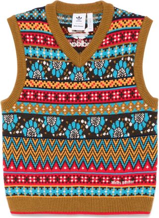 adidas x Wales Bonner Canotta con intarsio - Marrone