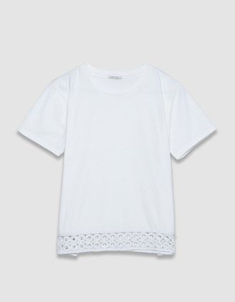 Ikks T-shirt met korte mouwen en ronde hals met borduursel