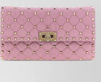 Valentino Garavani rockstud spike chain strap quilted clutch bag