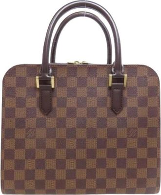Louis Vuitton Pre-owned Handbags, female, Brown, Size: ONE SIZE Pre-owned Vintage Damier Canvas Handbag