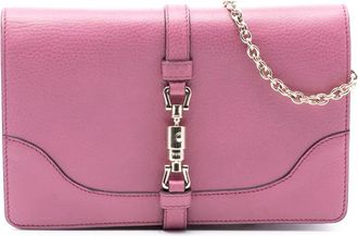 Gucci 2016-2025 Pebbled Calfskin Piston Broadway Evening Bag shoulder bag - Rosa