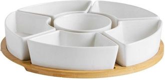 OEM Bandeja Mediana Blanca Roundys De 29,5 Cm