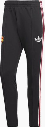 adidas Mens Originals Manchester United Beckenbauer Track Bottoms Adults - Black - Size: XS