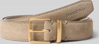 Marc O'Polo G&uuml;rtel aus echtem Rindsleder mit Dornschlie&szlig;e Modell CARINA in Beige, Gr&ouml;&szlig;e 105