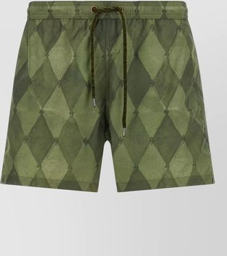 Ballantyne swim shorts logo detail and back pocket
