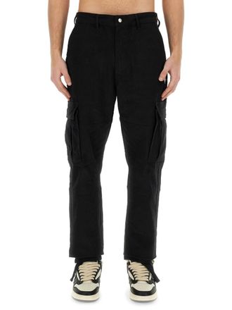 Marcelo Burlon Black Regular Cargo Pants