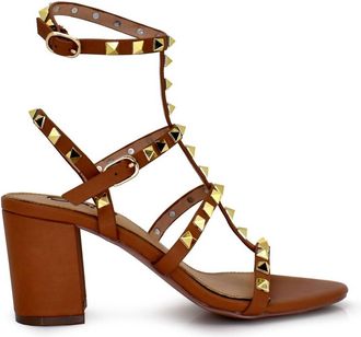 Ex&eacute; Womens Carol Heel Sandal In Camel