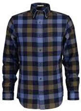 GANT Overhemd - Heren - Casual Overhemden - Veelkleurig - 3XL - Katoen - Overhemden