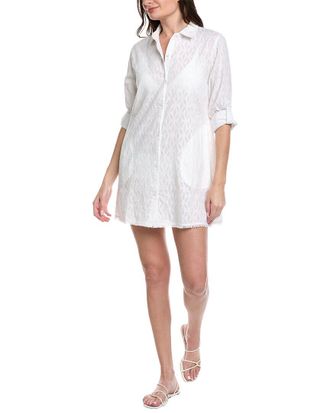 Tommy Bahama Jacquard Boyfriend Shirt