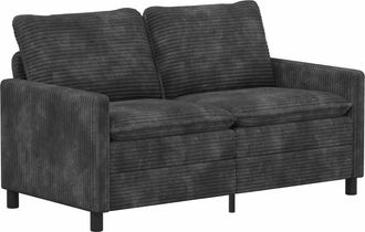 vidaXL Sof&aacute; Gris Oscuro 156 X 81 X 87,5 Cm Poli&eacute;ster Vidaxl