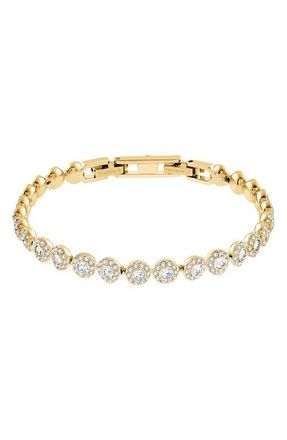 Swarovski Una Swarovski Crystal Line Bracelet in Gold at Nordstrom, Size Medium