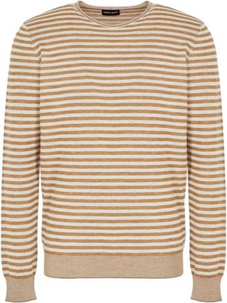 Giorgio Armani Sweatshirts - Heren - Ronde hals truien - Veelkleurig - 4XL - Truien & Vesten