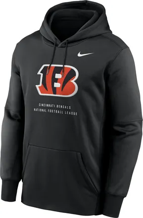 Nike Mens Cincinnati Bengals Nike Therma NFL Pullover Hoodie in Black | NKAQ00A9A-R7Q