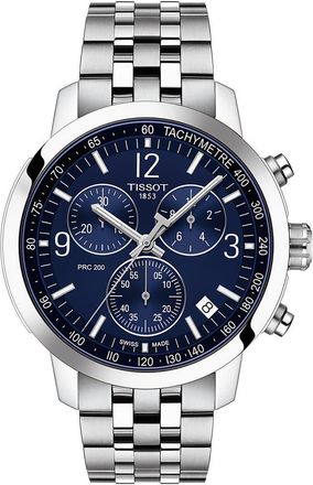 Tissot Mens PRC 200 Chronograph Bracelet Watch, 43mm in Silver/blue at Nordstrom