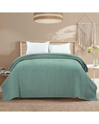 Melange Home M&eacute;lange Home Herringbone Cotton Blanket