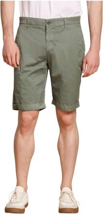 Mason's John Coolkhinos Bermuda Chino - Heren - Korte Broeken - Groen - M - Katoen - Korte Broeken