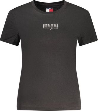 Tommy Hilfiger Zwart Katoenen Dames T-Shirt