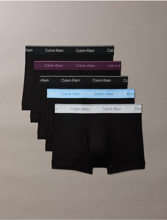 Calvin Klein Mens Cotton Classics 5-Pack Trunk - Multi - XL