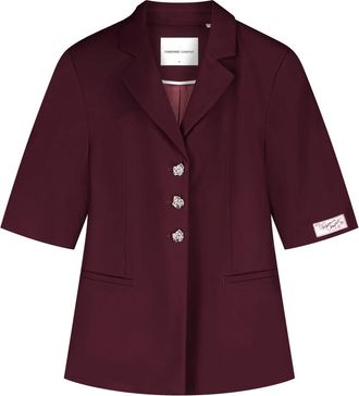 Fab By Fabienne Chapot Colombine Blazer - Dames - Blazers - Rood - 2XL - Katoen - Jassen