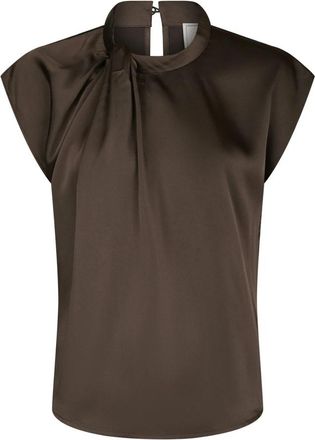 Neo Noir Blouses - Dames - Blouses - Bruin - S - Overhemden