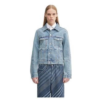 VETEMENTS Cut-Up Denim Jack - Heren - Jassen - Blauw - Maat: XL Denim