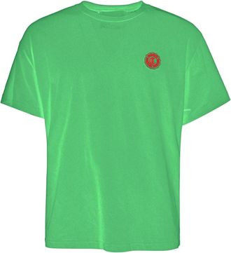 Just Cavalli T-shirts en Polos - Heren - T-shirts - Groen - 2XL - Tops