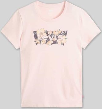 Levi's Regular Fit T-Shirt mit Logo-Print in Rosa, Gr&ouml;&szlig;e XL