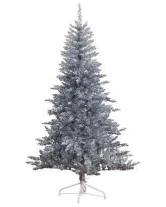 Nearly Natural 6Ft. Artificial Silver Christmas Tree