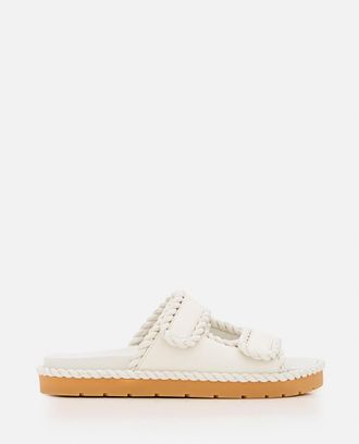 Bottega Veneta White Jack Nappa Sandals