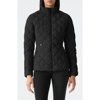 Mackage VIK Diamond Quilted Recycled Down Jacket in Black at Nordstrom, Size Xx-Small