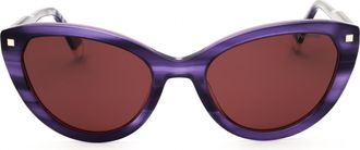 Polaroid PLD4175SX Polarized Cat-Eye Sunglasses - Purple